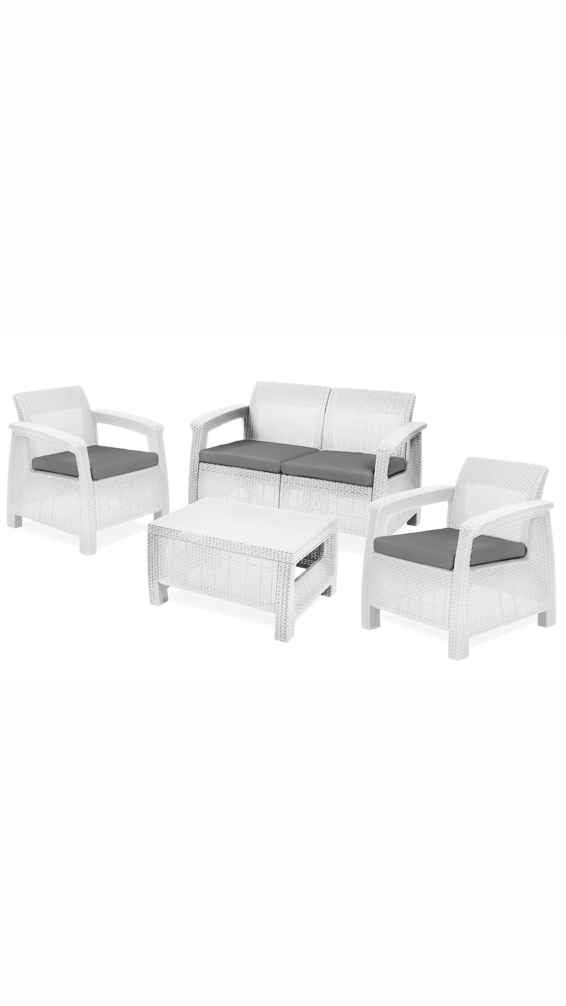 SET RATTAN CORFU LOUNGE - KETER