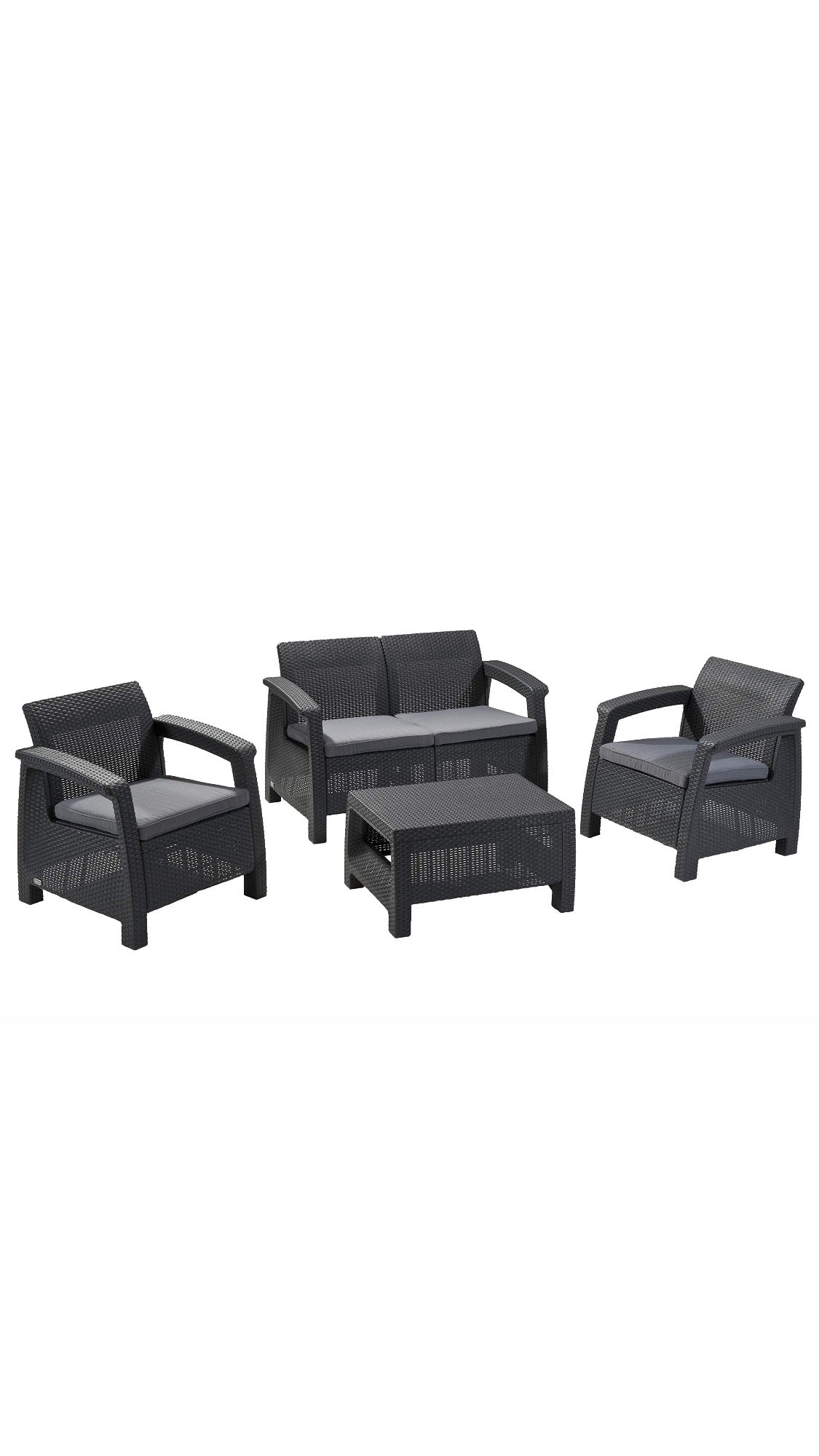 SET RATTAN CORFU LOUNGE - KETER