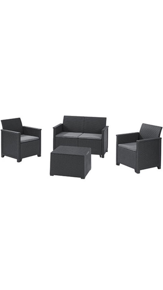 SET RATTAN EMMA LOUNGE -  KETER