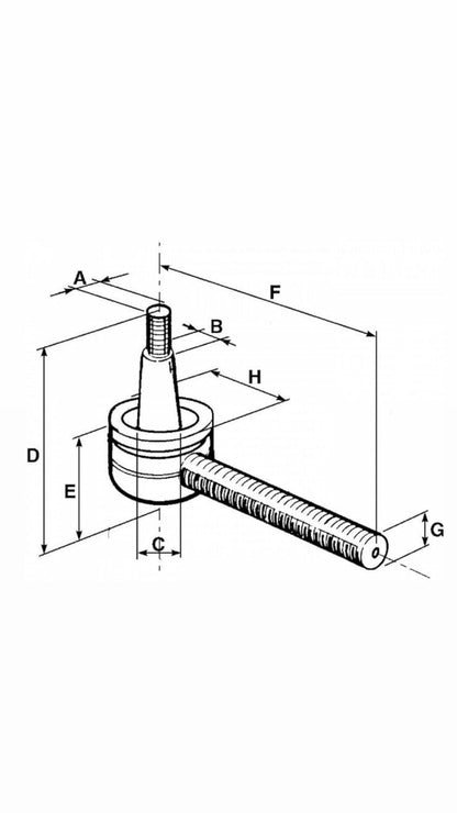 TESTA STERZO 3/4"-16 SX (14,75-15,95) - FIORELLA 802555